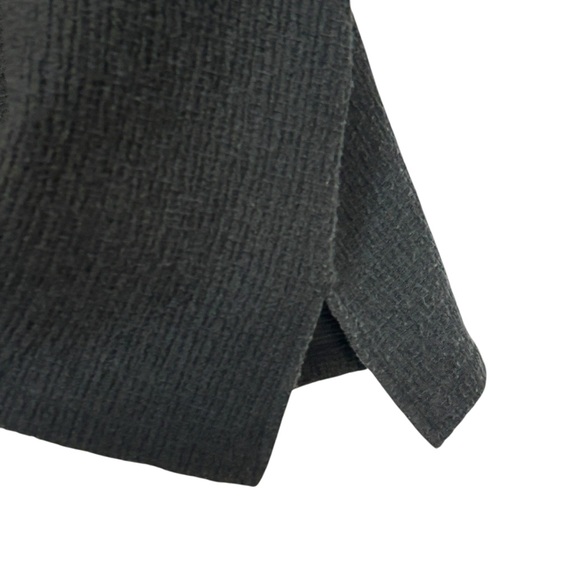 Eileen Fisher Textured Ripple Knit Seaweed Round Neck 3/4 Sleeve Top Medium - Picture 8 of 15